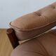 Genega Møbler leather armchair, Denmark, 1960s.