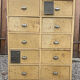 Drawer unit, antique workshop furniture.