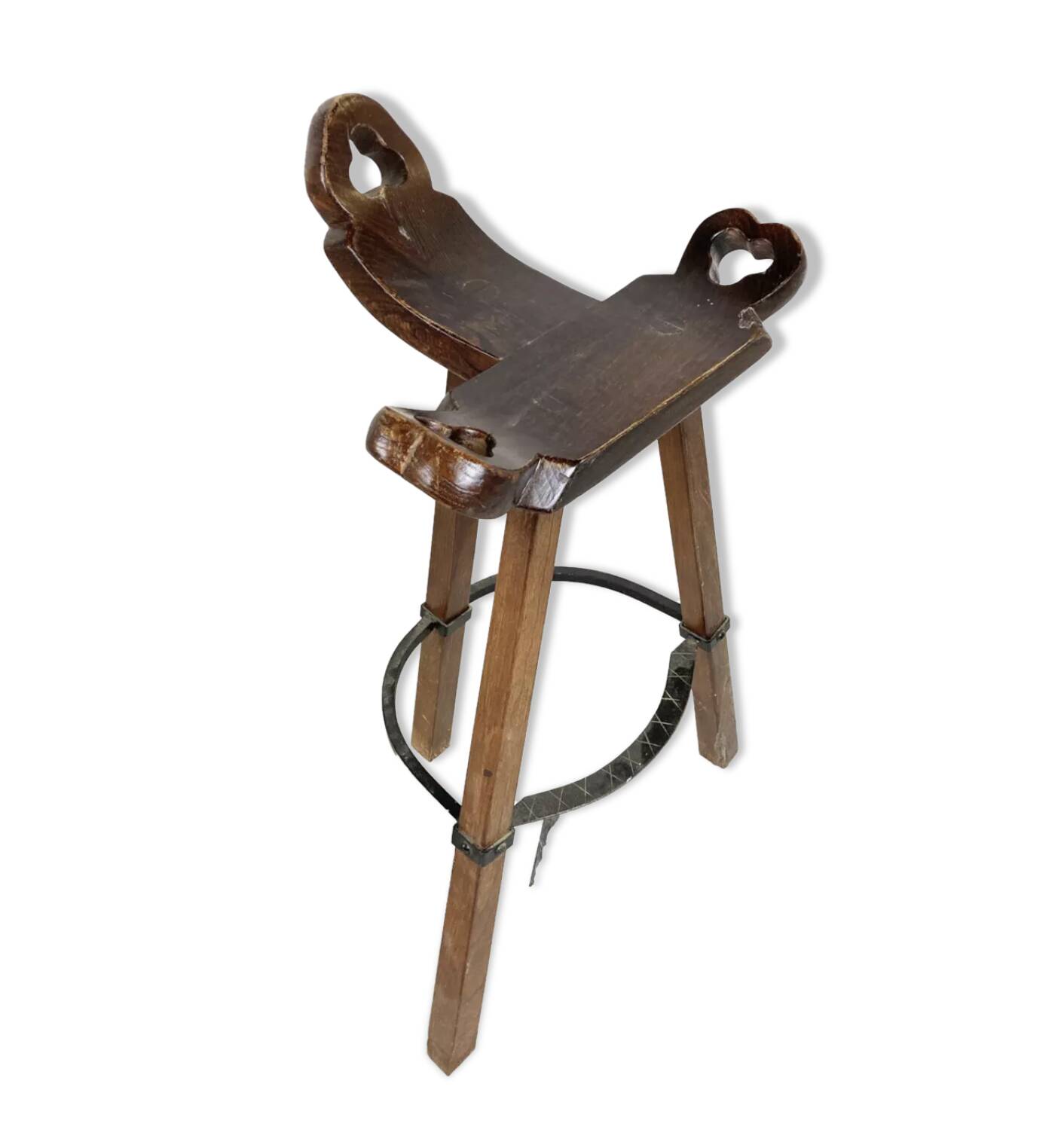 Mid century brutalist bar stools, 1960s