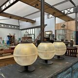 Suite of 3 70s holophanes