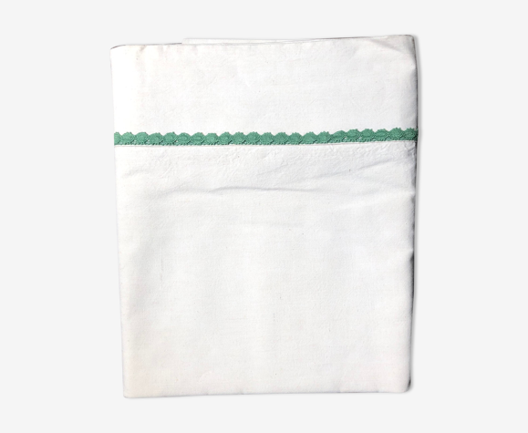 Drap ancien en lin gansé