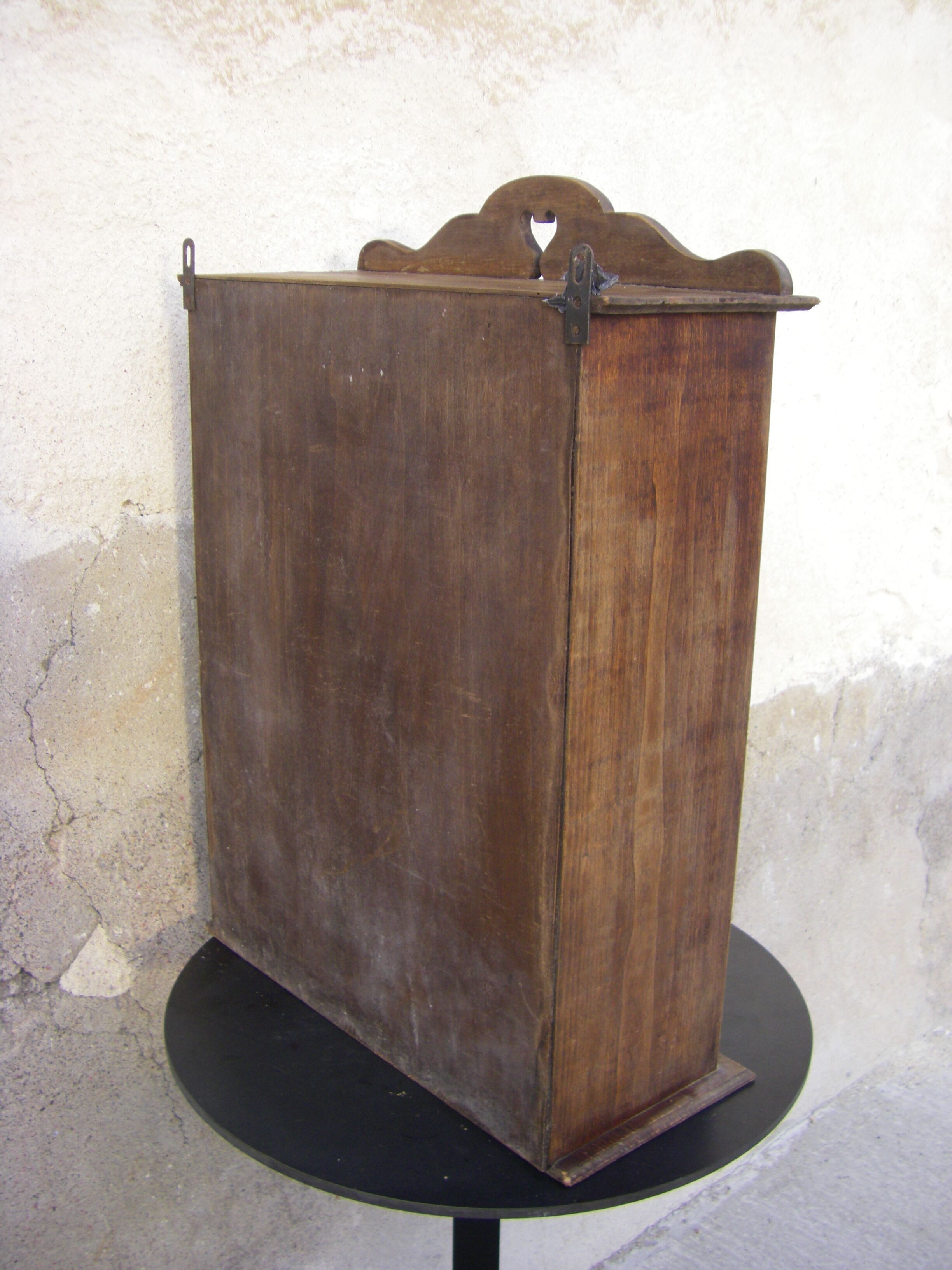 Old wall display case