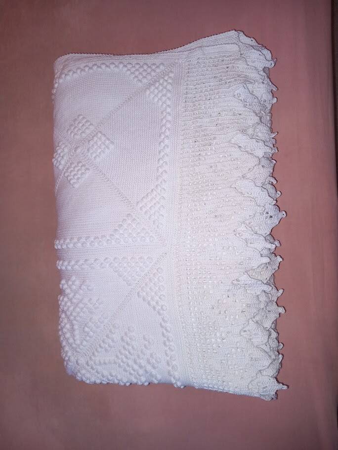 Couvre-lit au crochet