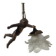 Bronze cherub chandelier