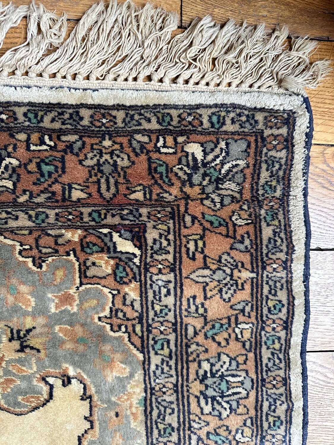 Handmade oriental rug – Wool and silk – 124 x 81 cm