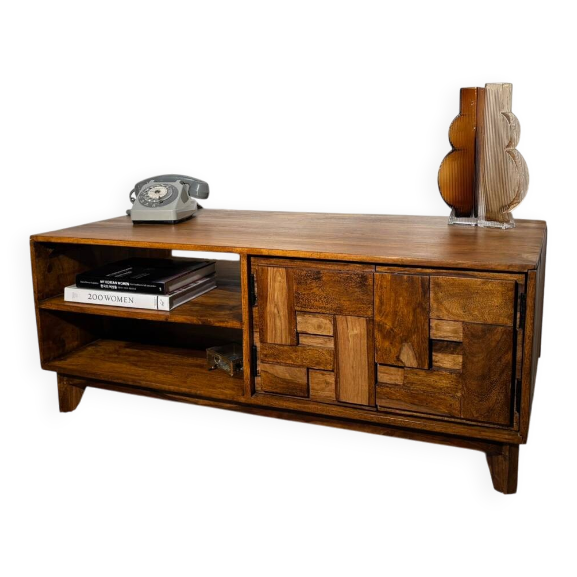Solid wood coffee table