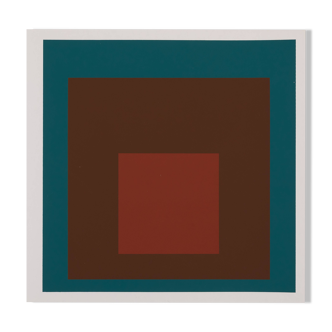 Josef ALBERS: Homage to the Square, At Night - Colour Screen Print
