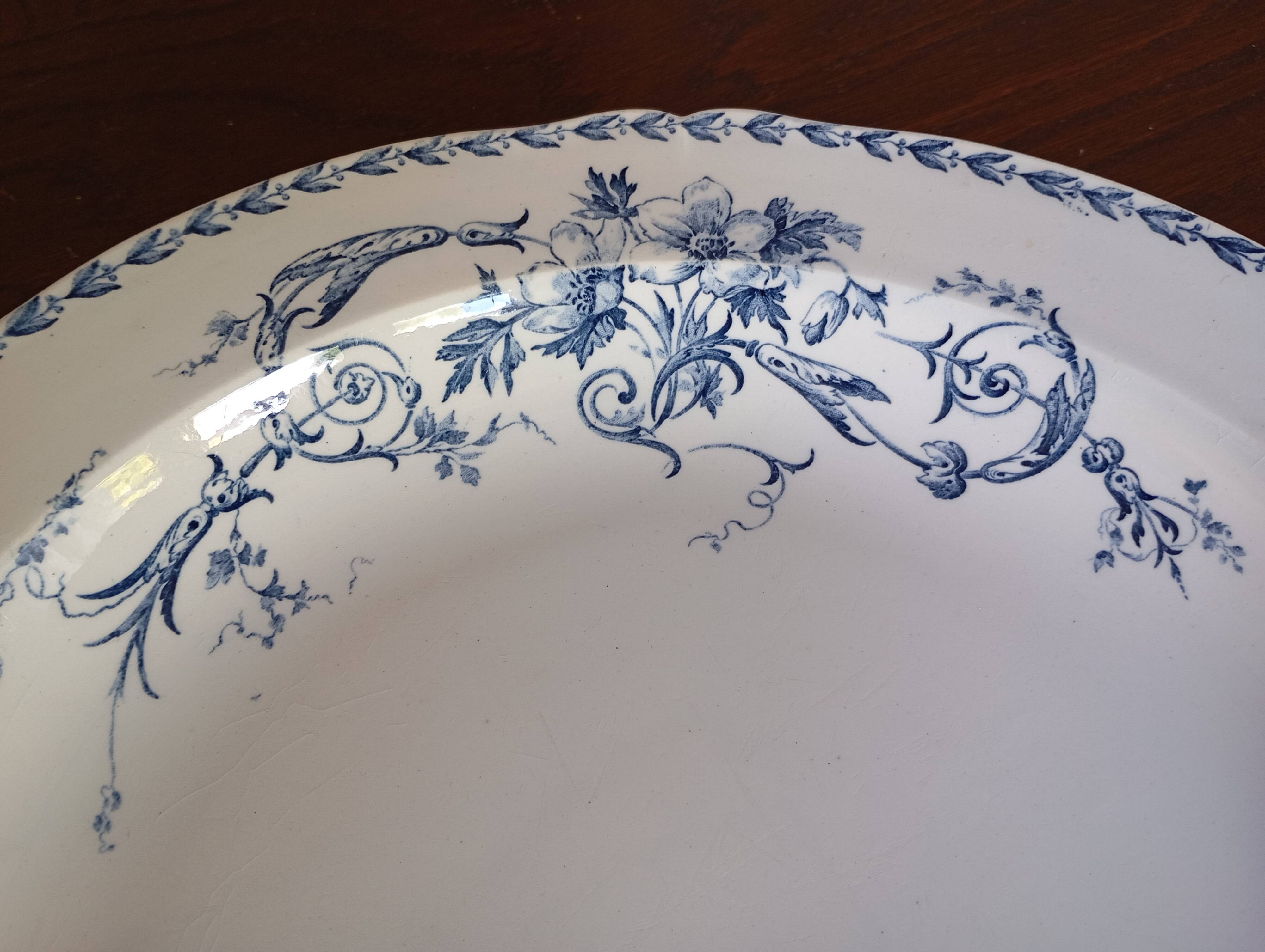 Ironstone dish "Regina" Gien