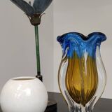 Organic vase by Josef Hospodka for Chribska Sklarna, Czechoslovakia, 1960