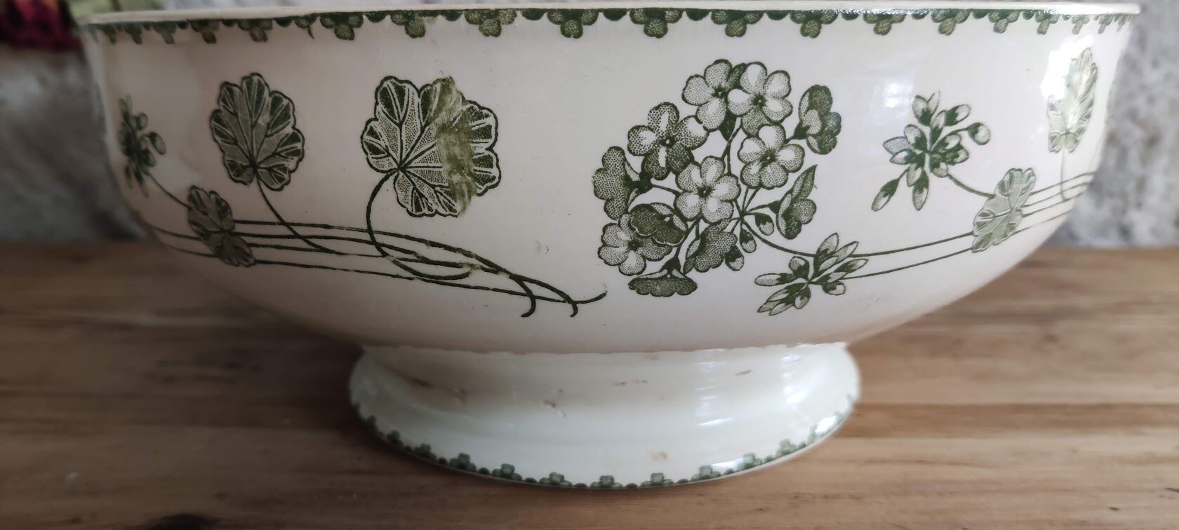 Bowl U-C Sarreguemines / Geranium