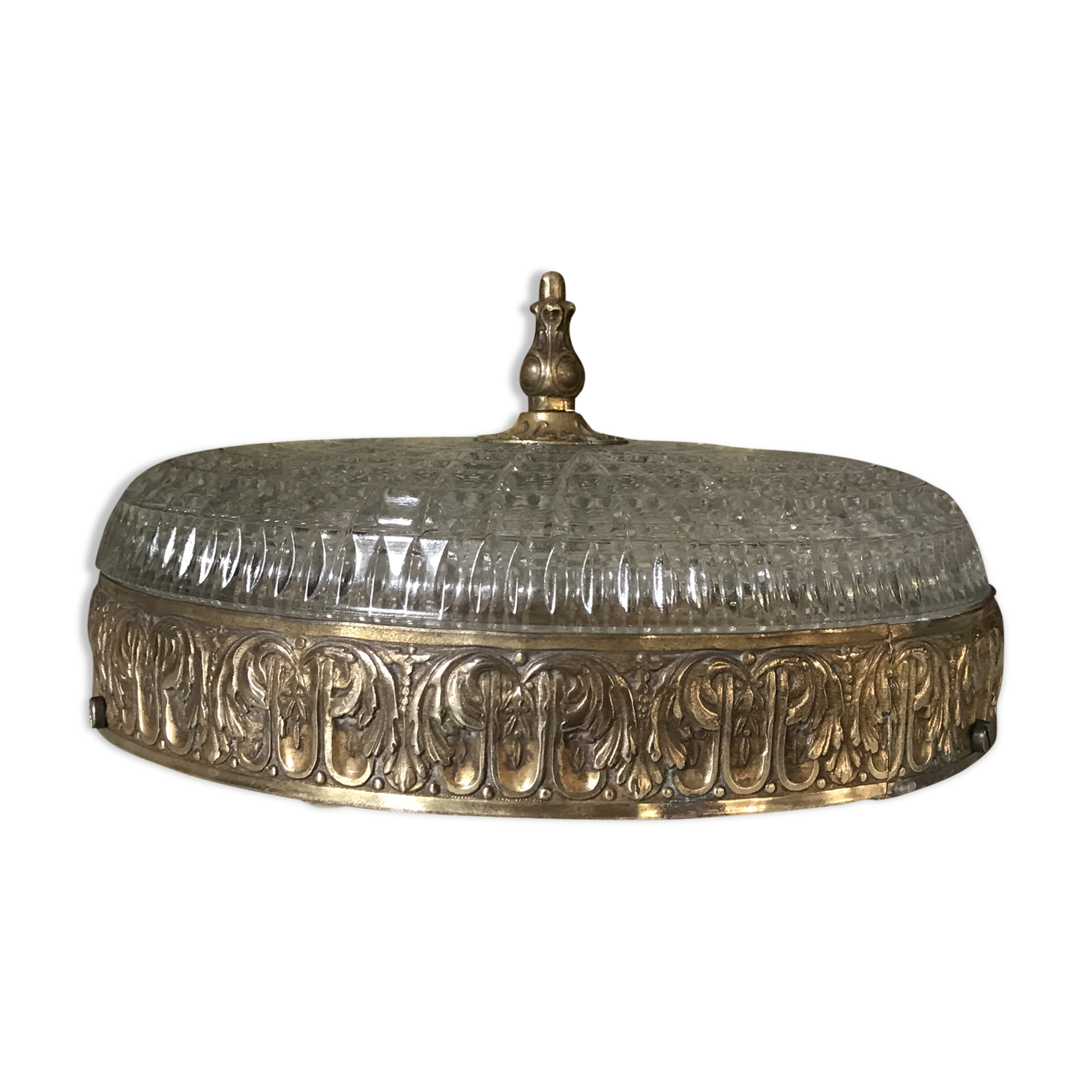 Bronze and glass ceiling