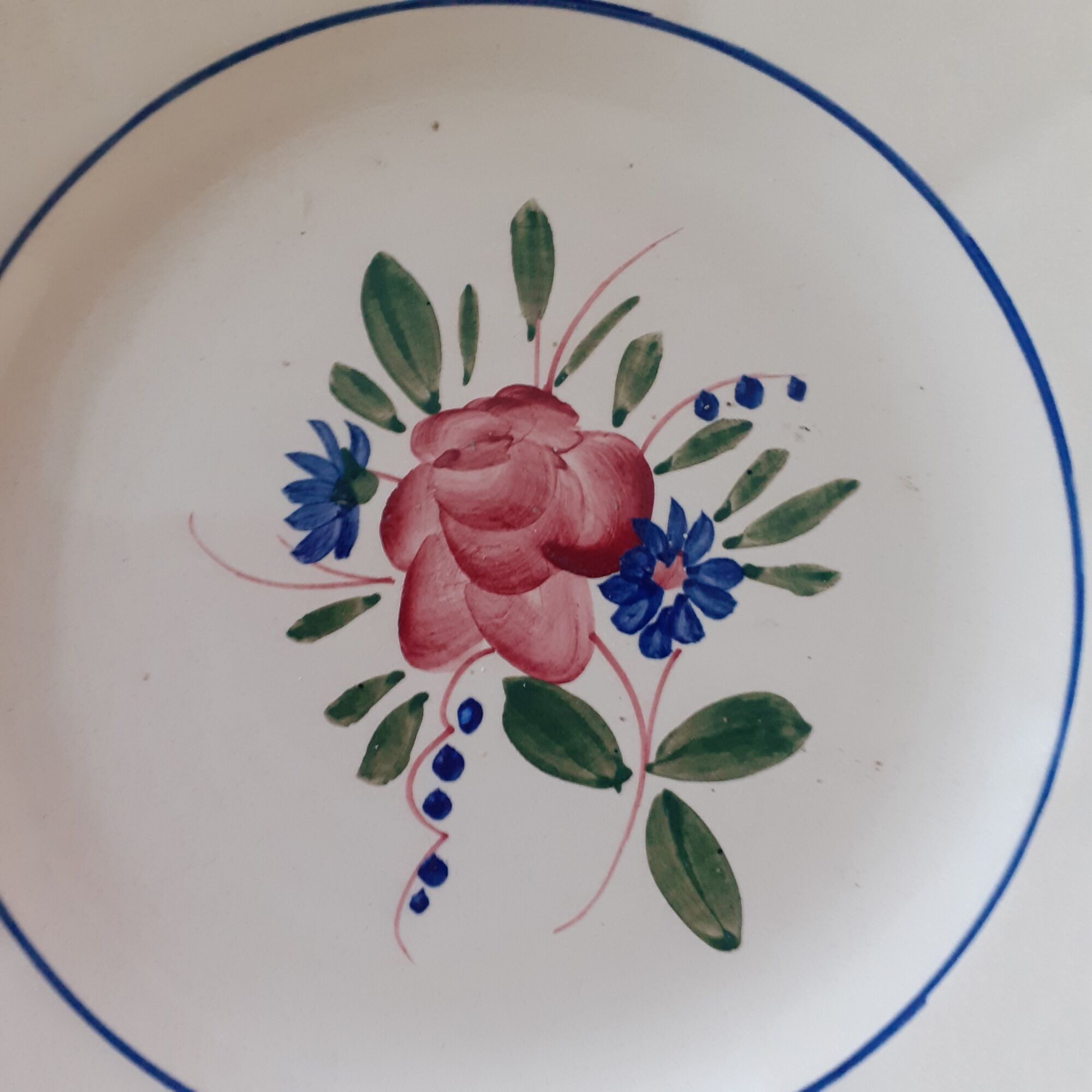 Lot of 15 Sarreguemines Digoin France plates