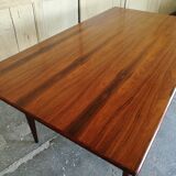 Scandinavian dining table in rosewood