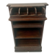 20th century solid oak restaurant cutlery trolley