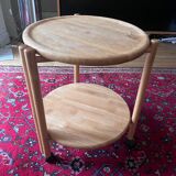 Folding rolling table