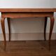 Louis XV style natural wood desk table