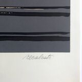 Antonio recalcati, untitled, 1974. original screenprint signed in pencil