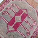 3x10 pastel wool vintage runner rug 309x98cm