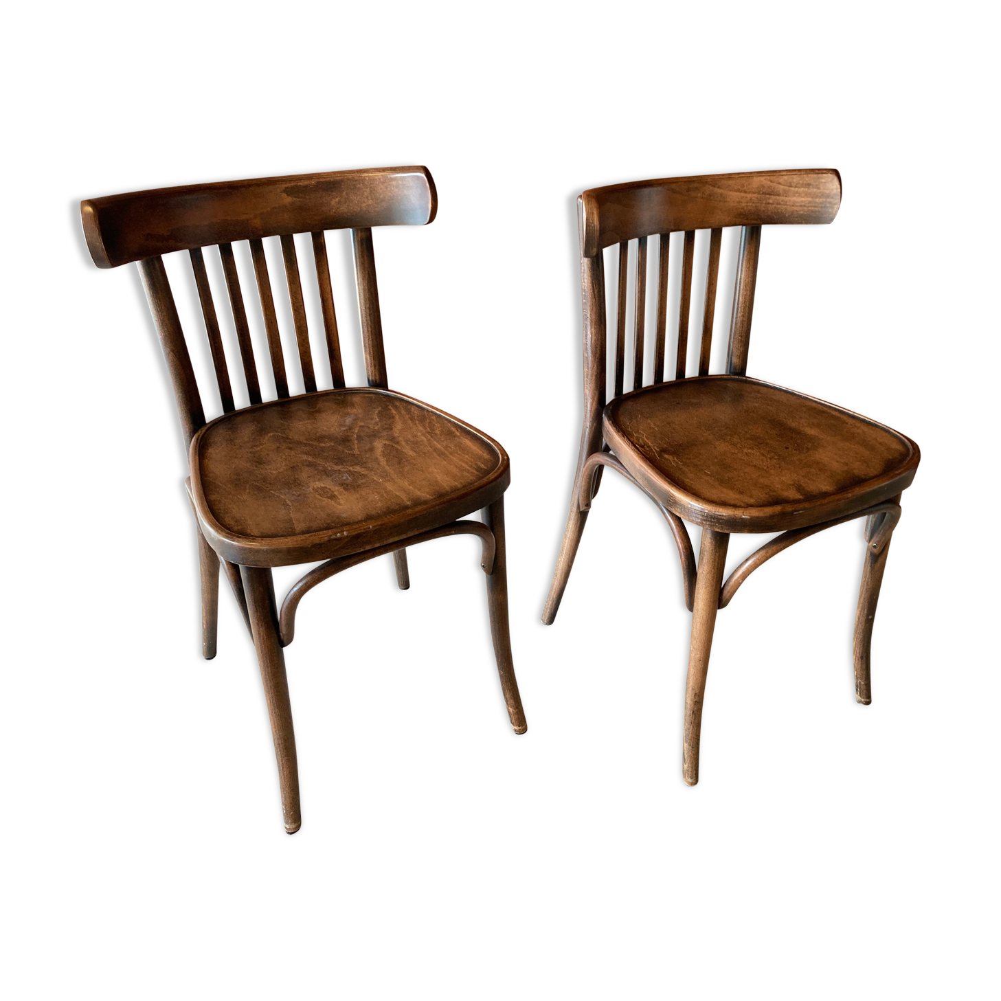 Pair of bistro chairs