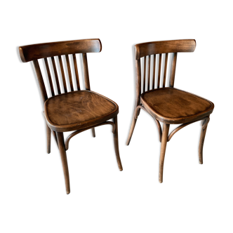 Pair of bistro chairs