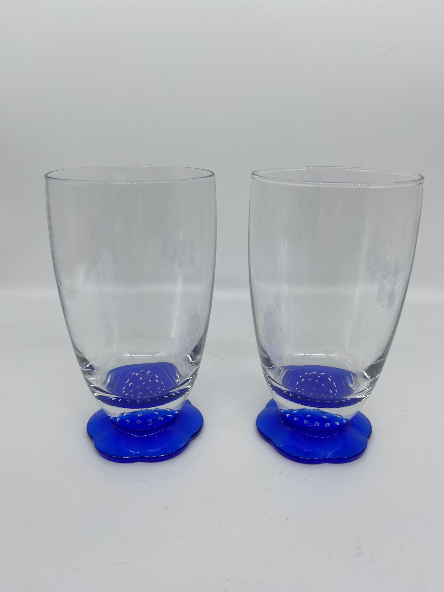 6 murano glass cups