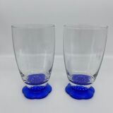 6 gobelets en verre de murano