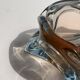 Murano glass ashtray / pocket emptier handmade, Italy 197