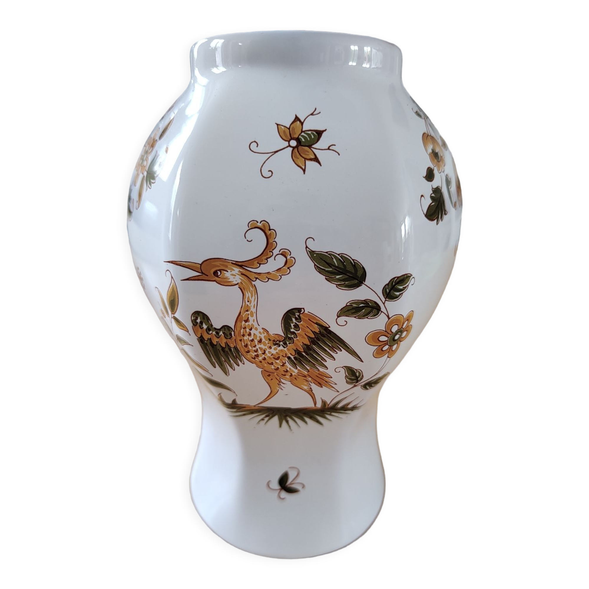 Moustiers earthenware vase
