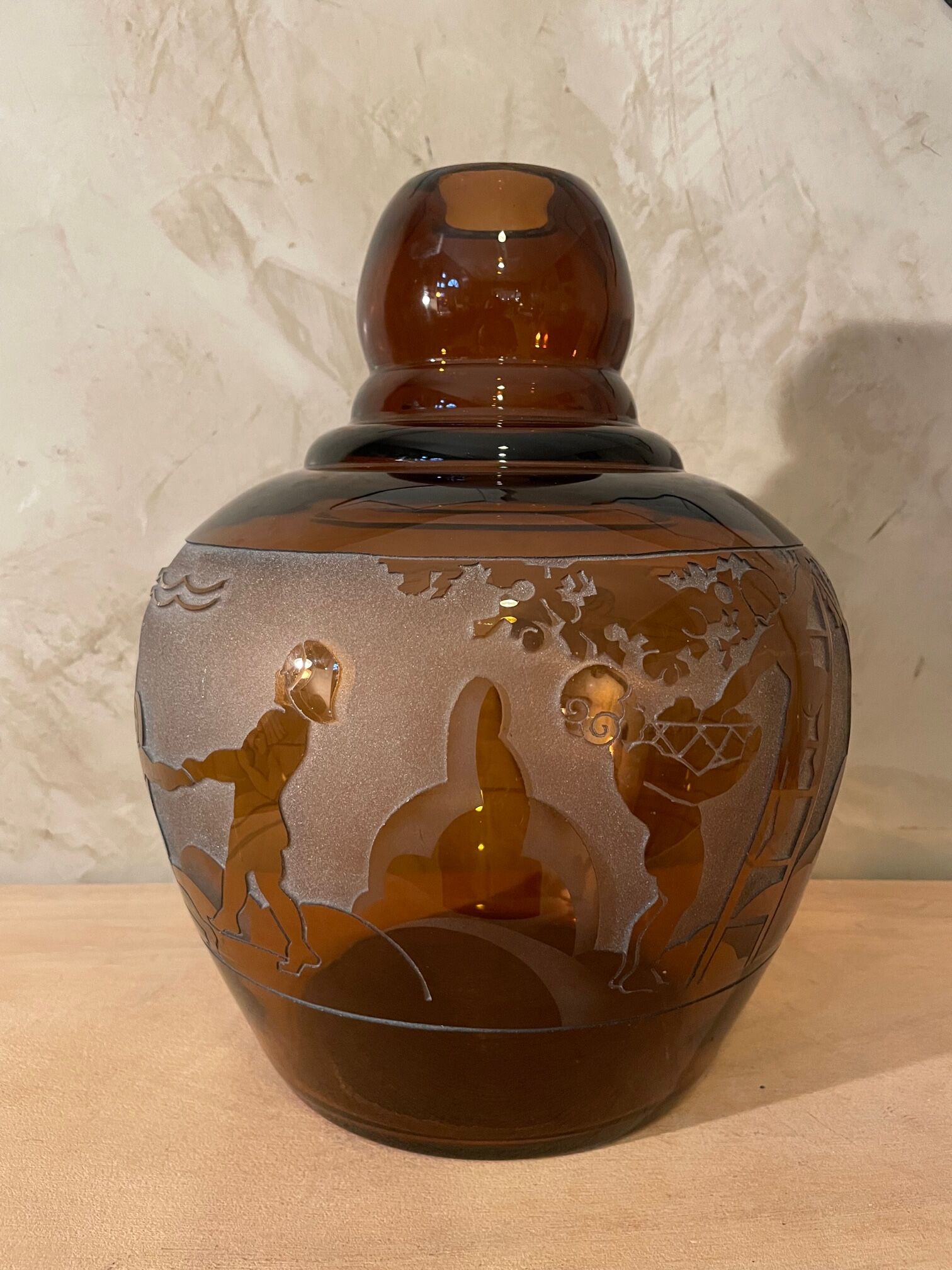 Art deco vase signed Berlys