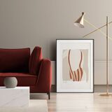 Female figure giclee art print, 50x70cm