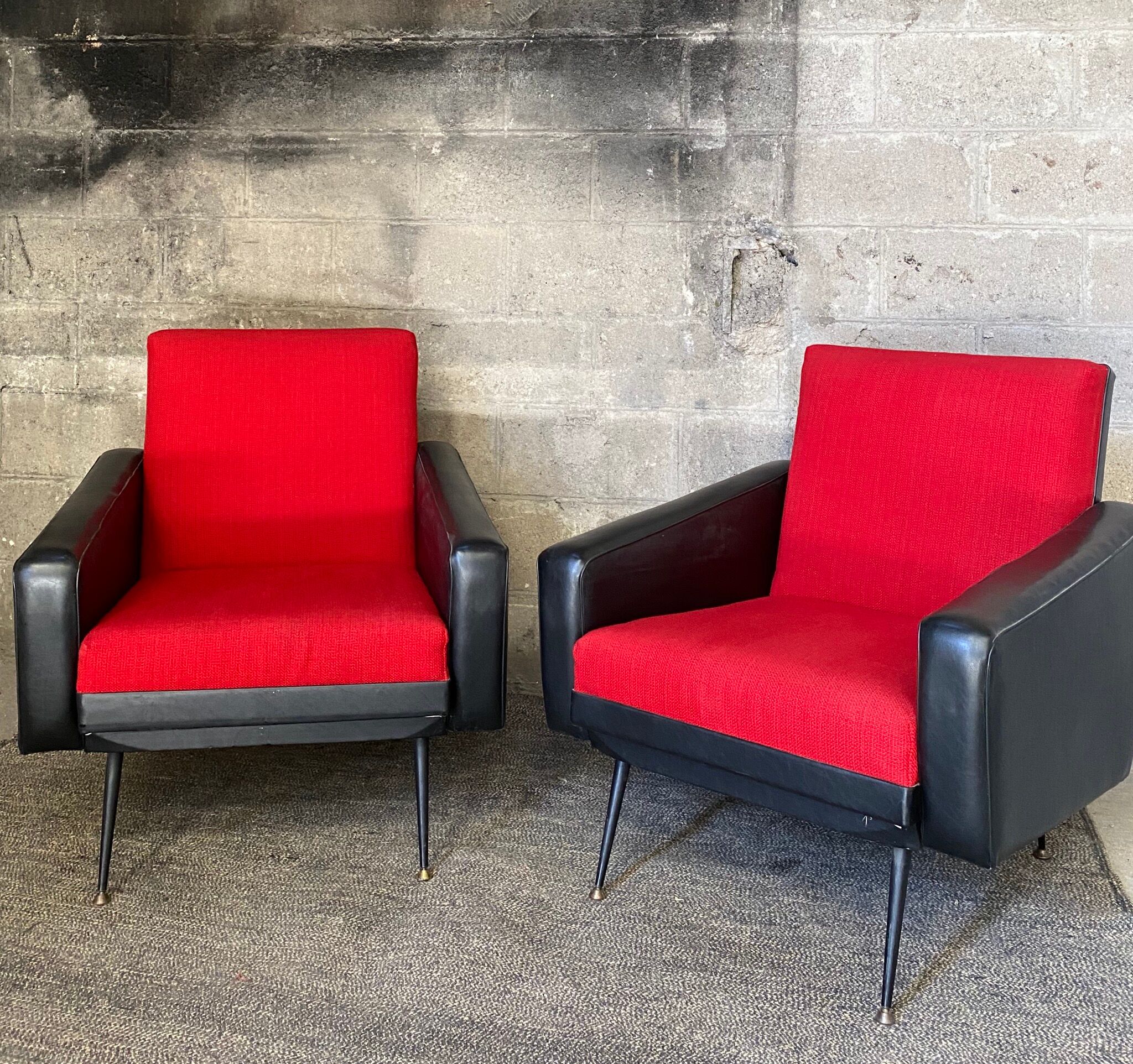 Pair of seventies armchairs