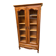 Louis XV display cabinet in solid wood from the 1970s.