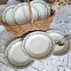 Old dessert plates Gien