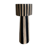 Raffia lamp