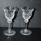 Set of 2 Tommy liqueur glasses in cut crystal of Saint-Louis 9.5cm