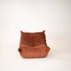 Togo set 2- seater sofa and armchair in brown Corduroy