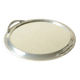 Art Deco Vintage Round Mirror Tray in Metal