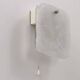 Midcentury wall sconce Kalmar in frosted ice glass, Austria, 1960s