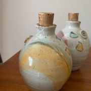 Ensemble poivrier et salière en  ceramique