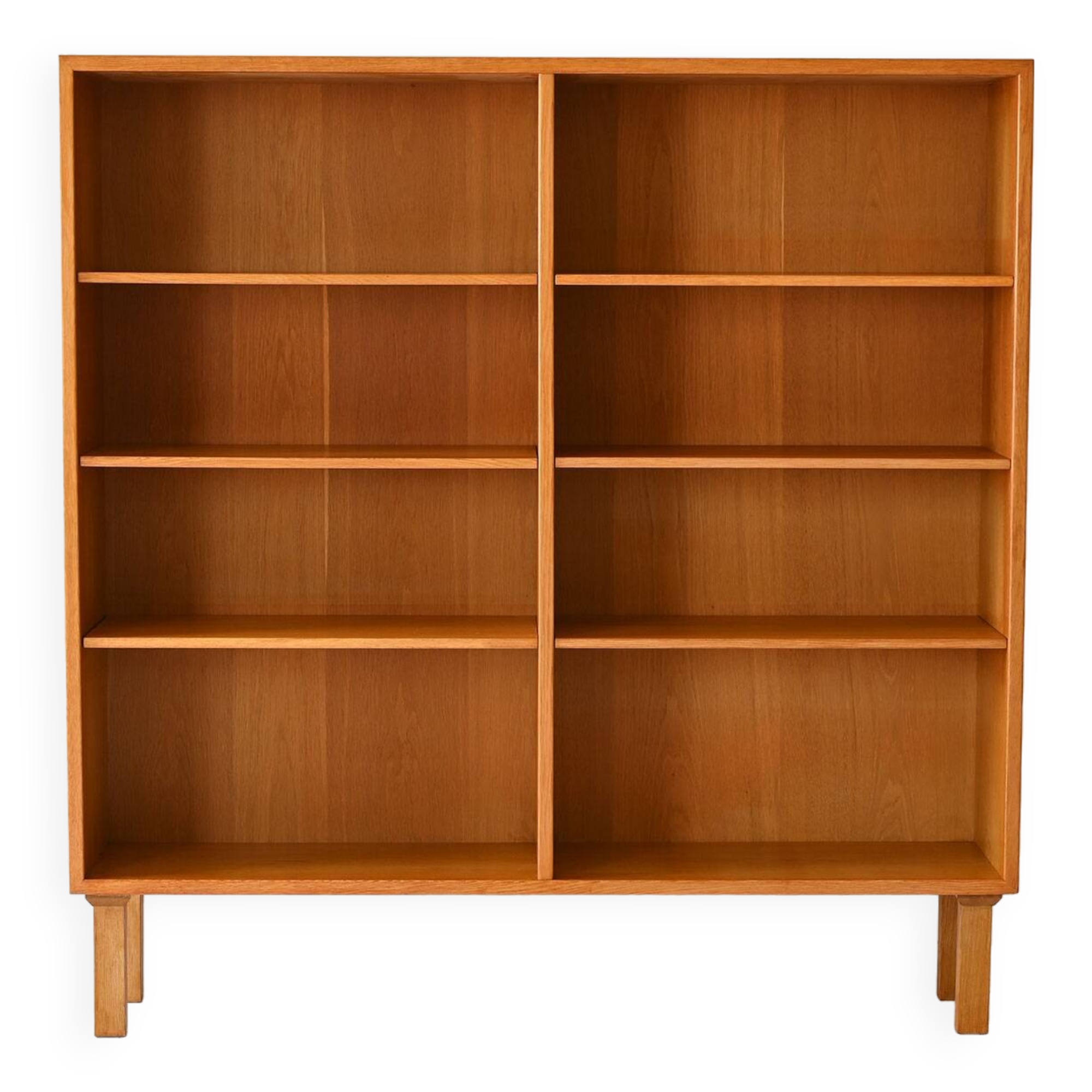 Scandinavian oak bookcase