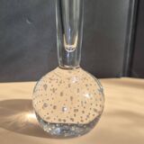 Vintage blown glass vase, probably from Ekenäs, Sweden
