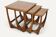 G-Plan teak nesting tables, 1960s.