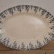 Oval iron earth dish late 19th century
