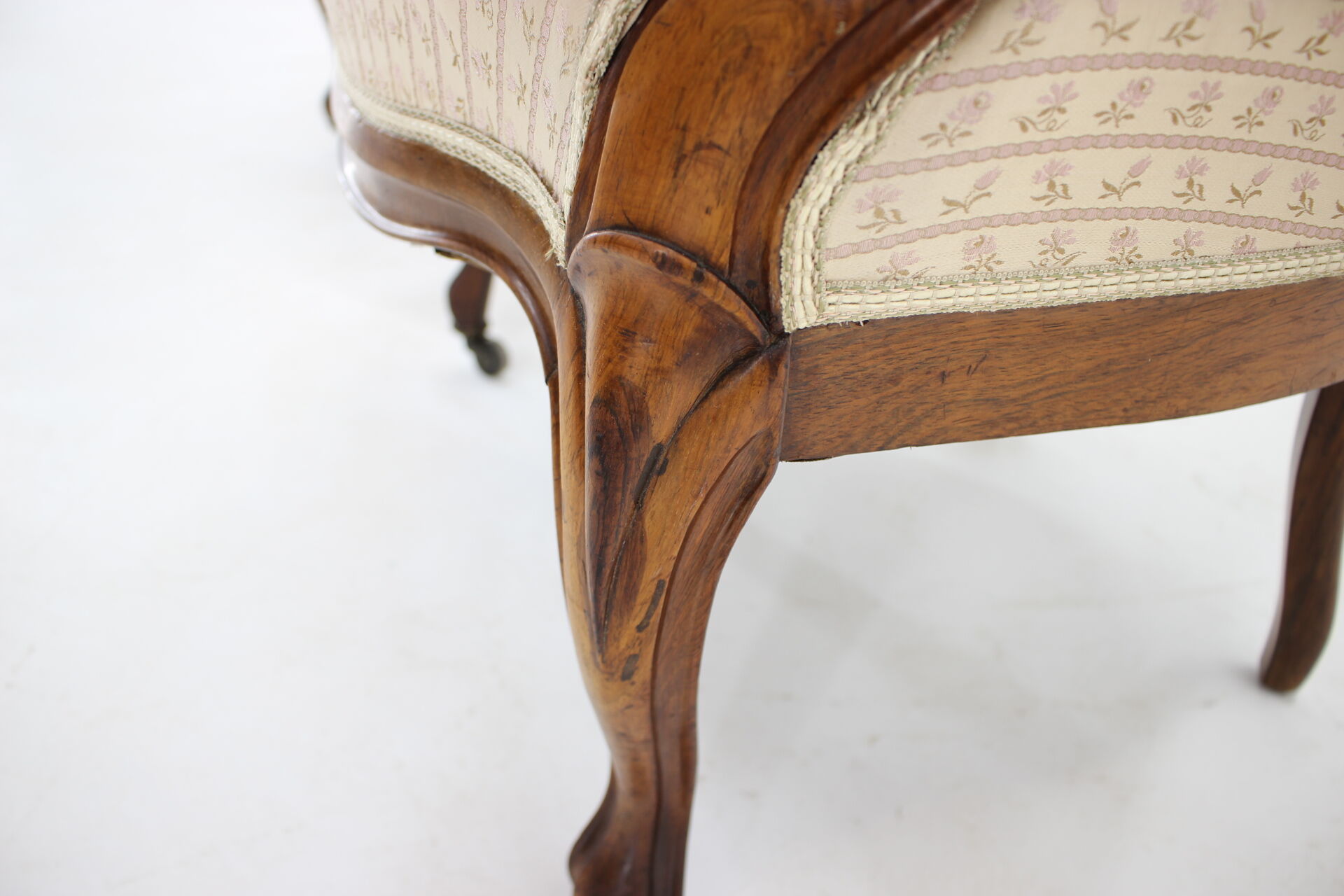 Pair of original danish rococo chairs 1900s