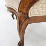 Pair of original danish rococo chairs 1900s