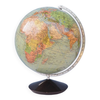 Earth globe 40s - 50s Art Deco - Columbus