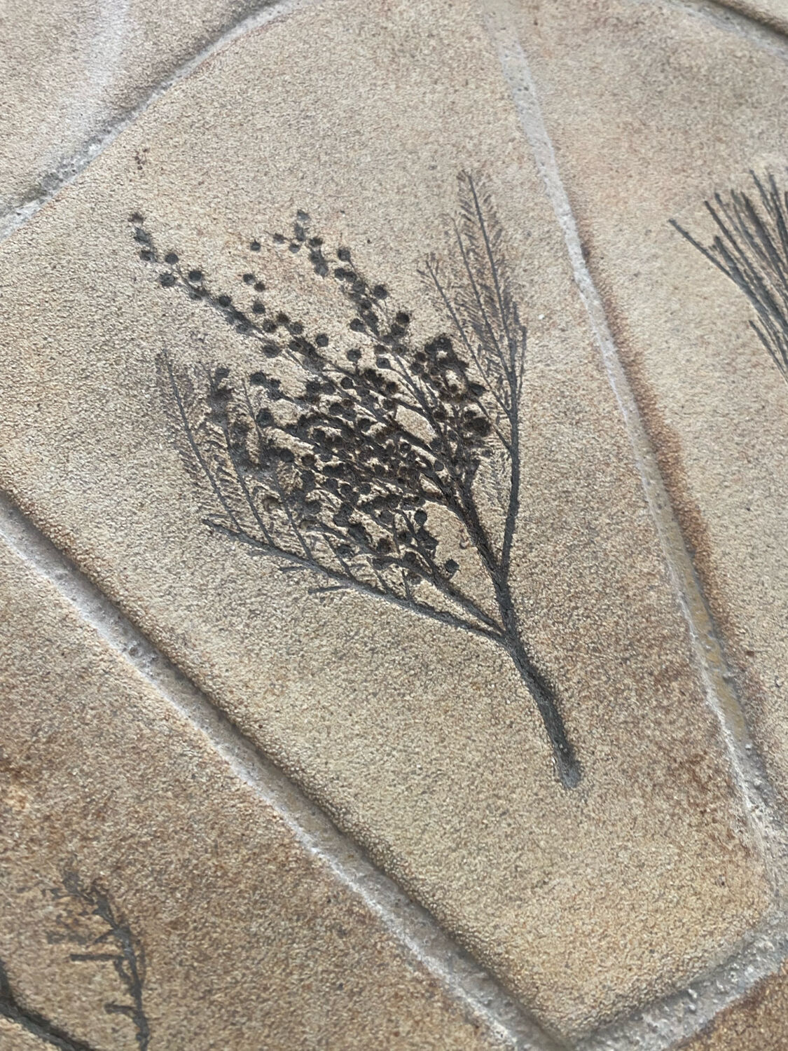 Vintage coffee table signed Barrois