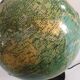 Globe earth bright black vintage