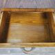 Art Decò walnut bedside tables with door and drawer