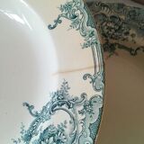 10 plates earthenware Boch Brothers